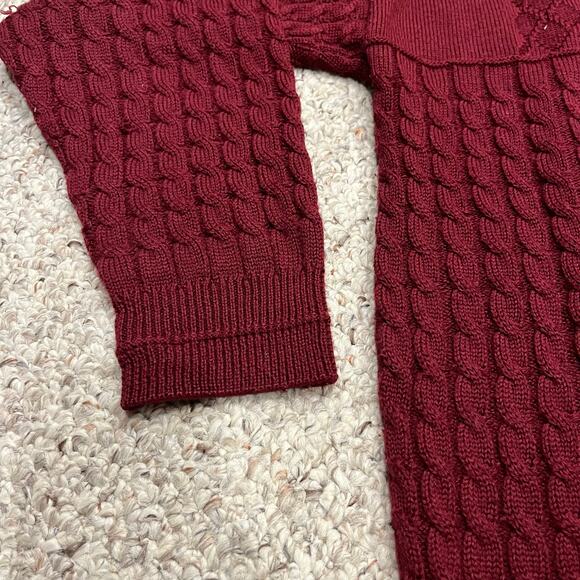 Blarney Woolen Mills Men's Sweater Sz XXL Red Ireland Eire Wool Blend Casual - Picture 3 of 8